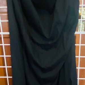 Target Black Draped Dress